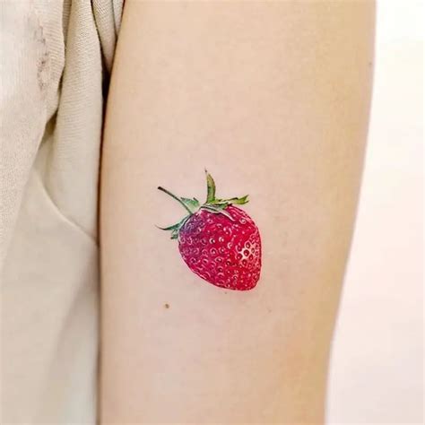 125 increíbles ideas de tatuajes para fresas que。